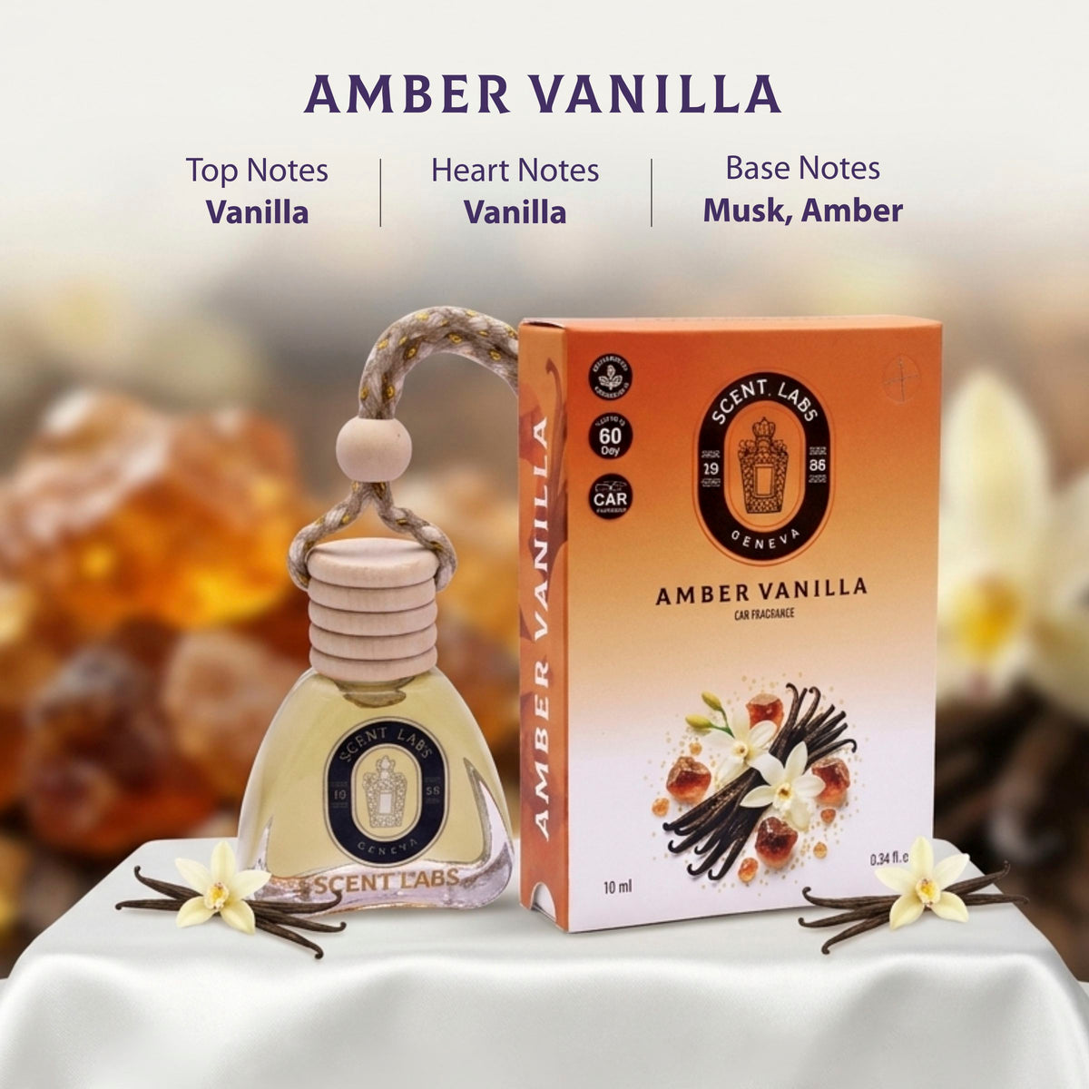 Amder Vanilla Fragrance Car Air Freshness