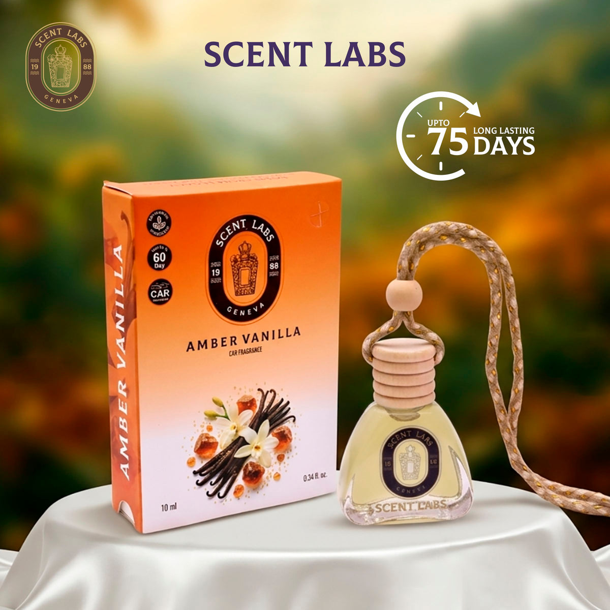Amder Vanilla Fragrance Car Air Freshness