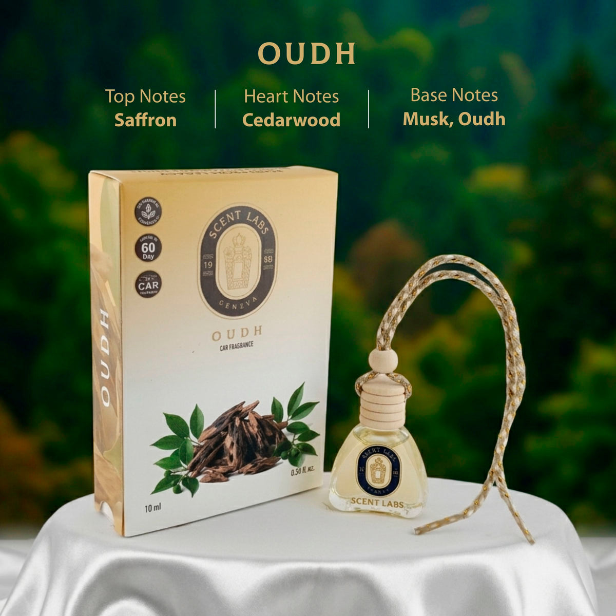 Oudh Fragrance Car Air Freshener