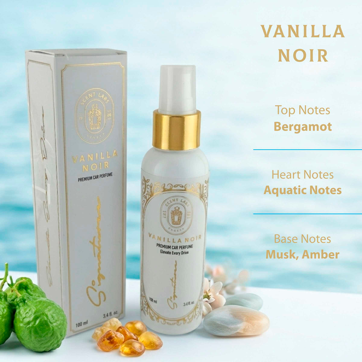 Vanilla Noir Car Air Freshener