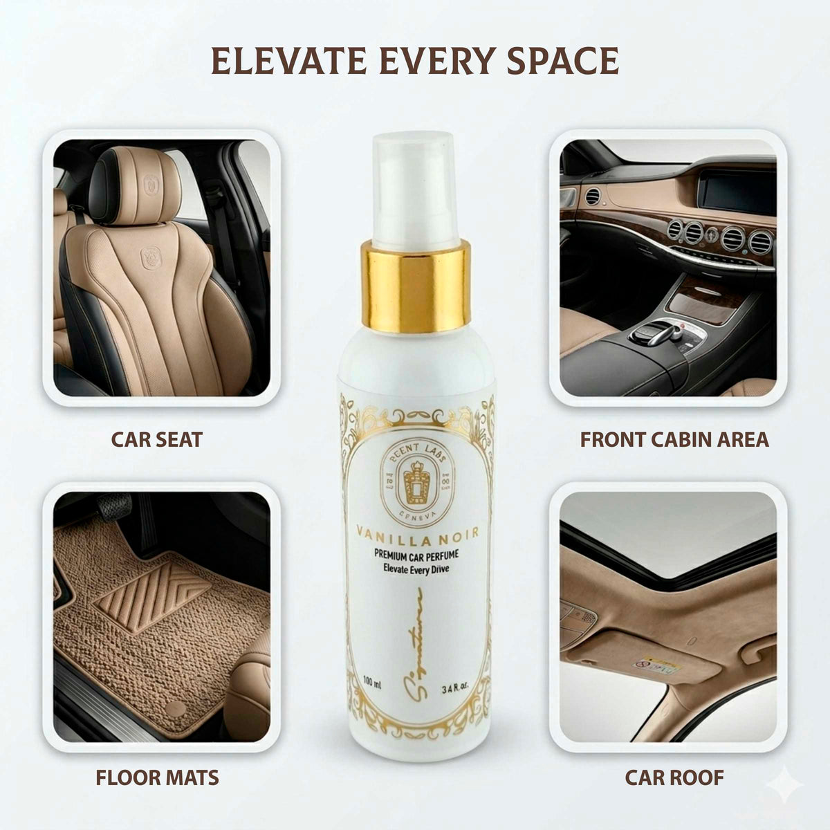 Vanilla Noir Car Air Freshener